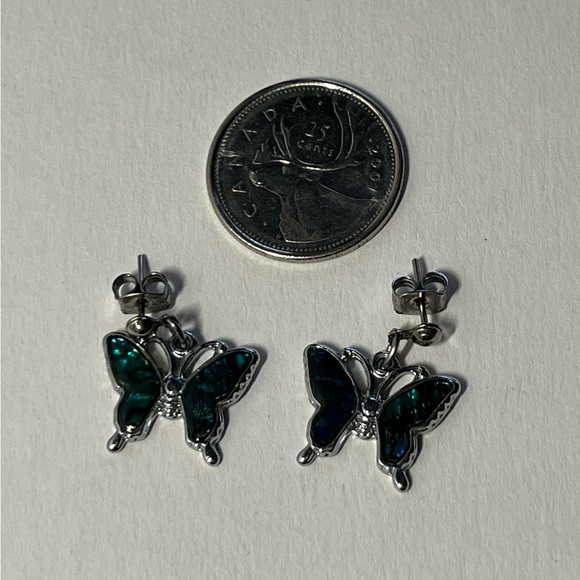 Butterfly earrings - Picture 3 of 3